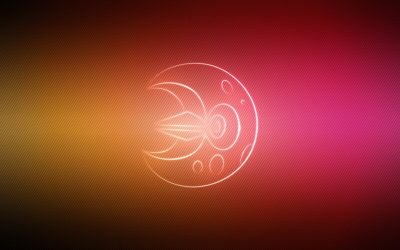 Glowing White Logo