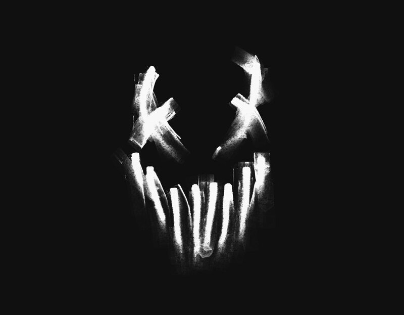 Glowing White Mask