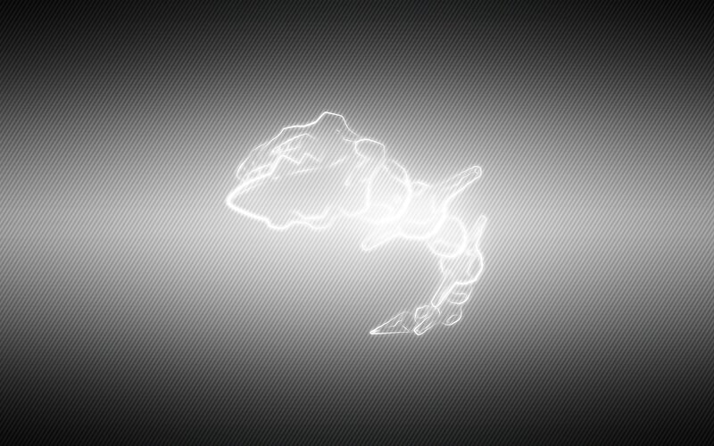 Glowing White Outline of a Creature