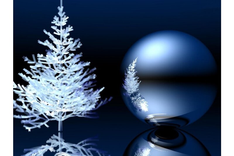 Glowing White Tree