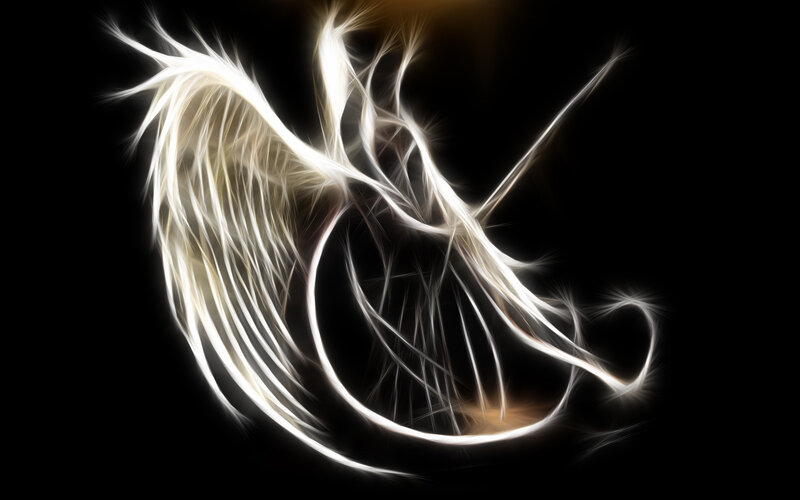 Glowing White Wings