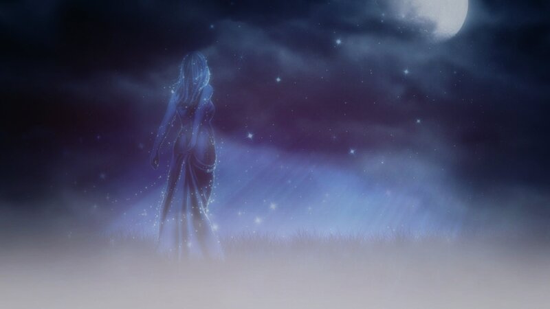 Glowing Woman in Field
