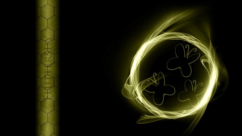Glowing Yellow Butterflies