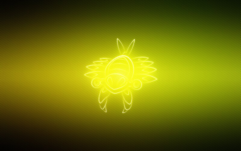 glowing yellow creature outline