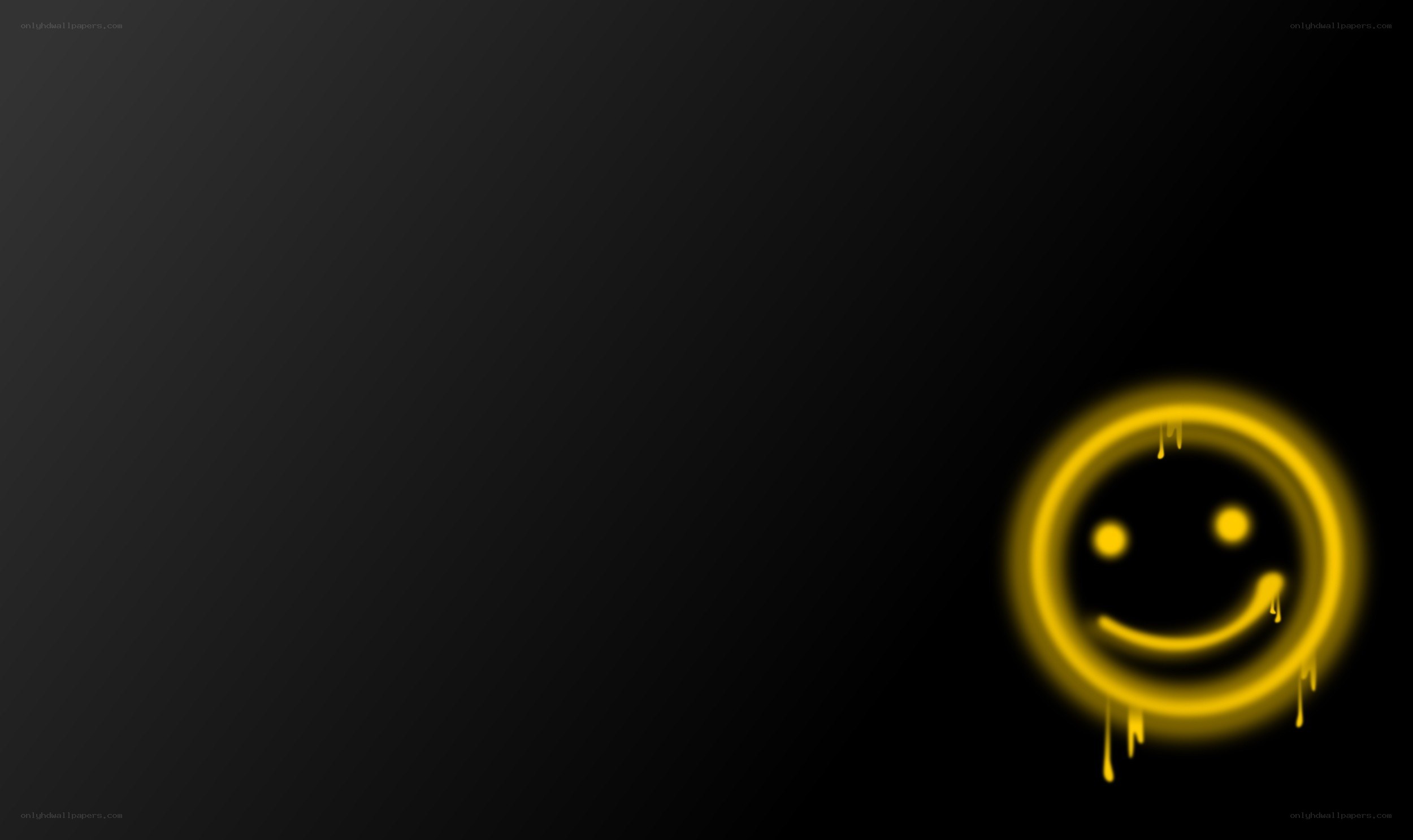 glowing yellow smiley face