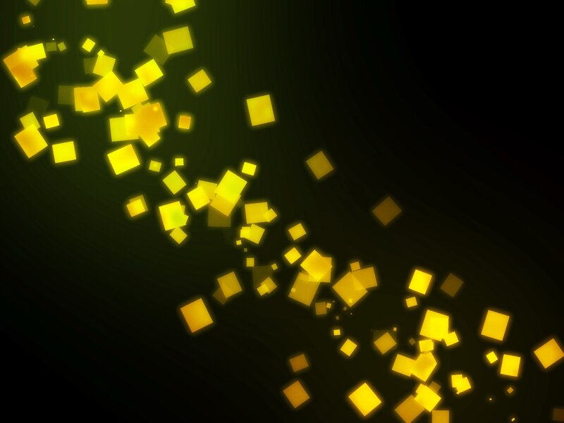 glowing yellow squares animation