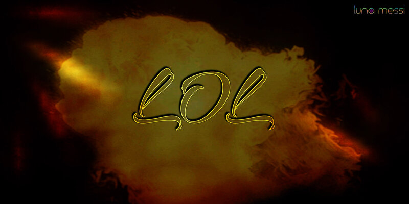 Glowing Yellow Text