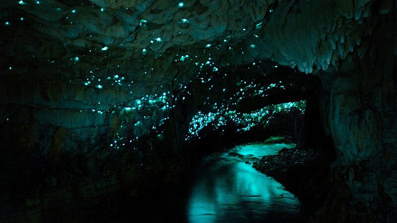 Glowworm Cave — Blue, Dark