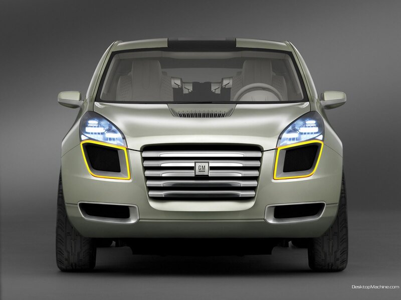 GM concept car front view