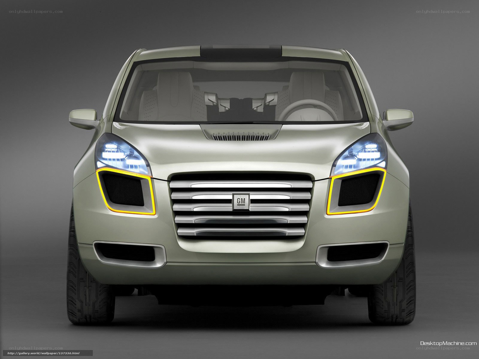 GM concept car front view