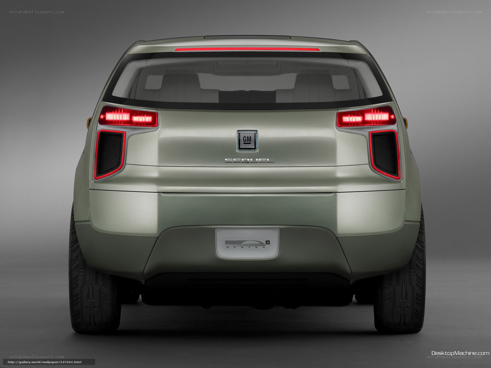 GM Sequel concept car rear view