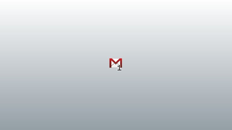 Gmail Icon with Notification — Gray