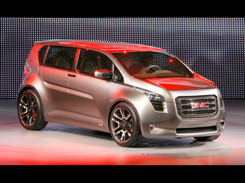 GMC concept car on display
