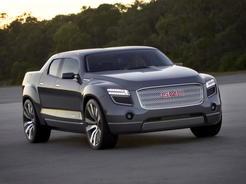 GMC Denali XT Concept — Gray, Dramatic, Sunset, Photograph, Car