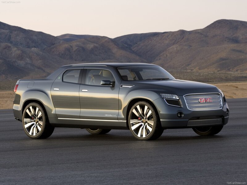 GMC Denali XT Concept — Gray, Dramatic, Sunset, Photograph, Mountains, Road