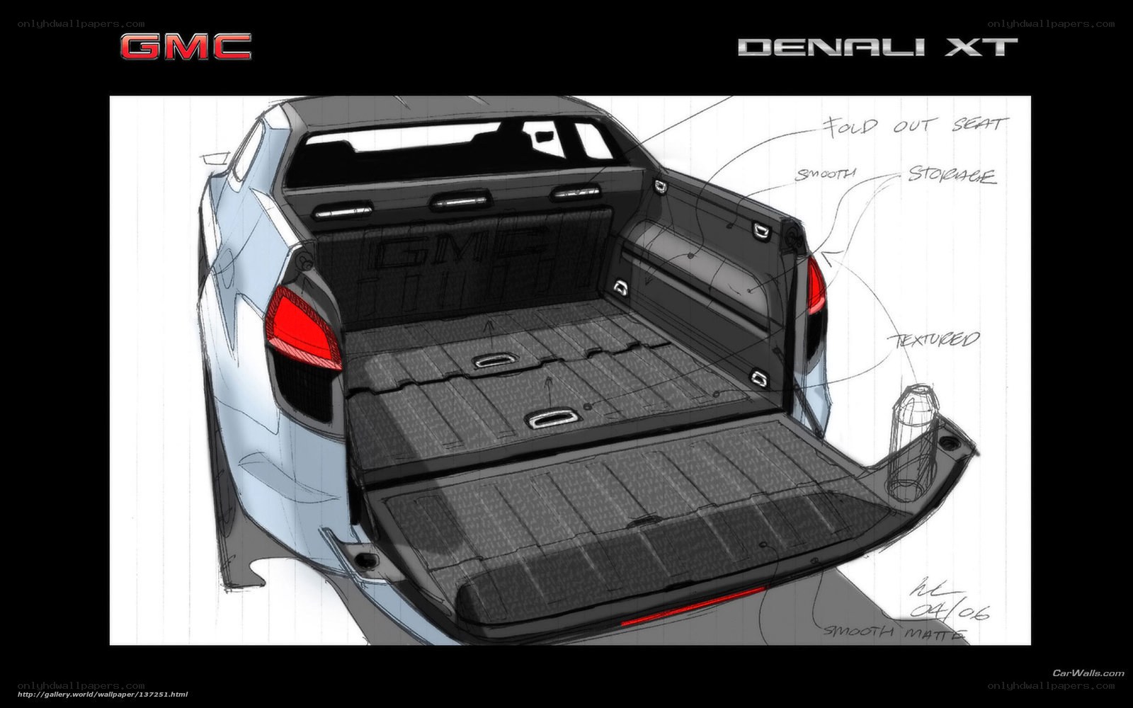 GMC Denali XT Concept Sketch