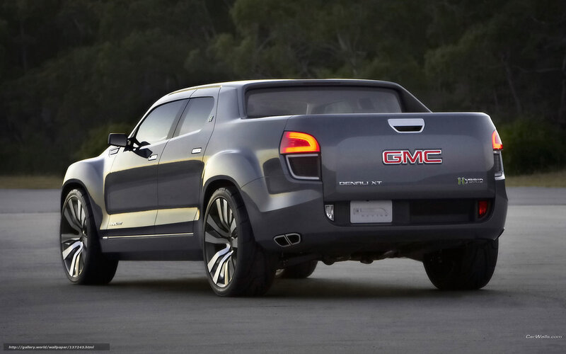 GMC Denali XT Concept Truck — Gray, Dramatic