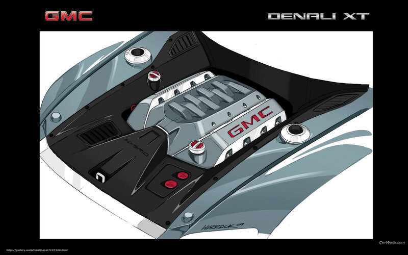 GMC Denali XT engine bay