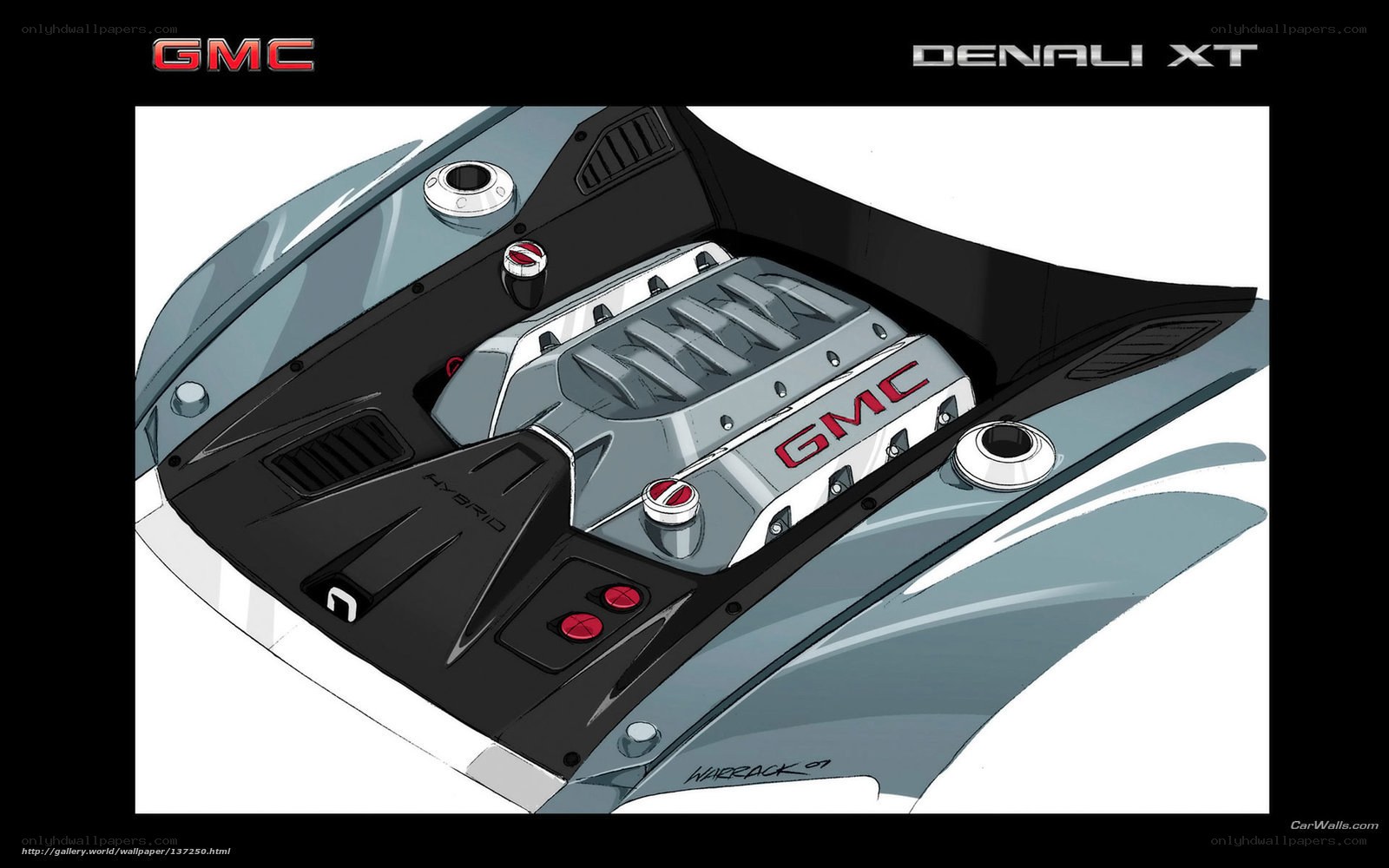GMC Denali XT engine bay