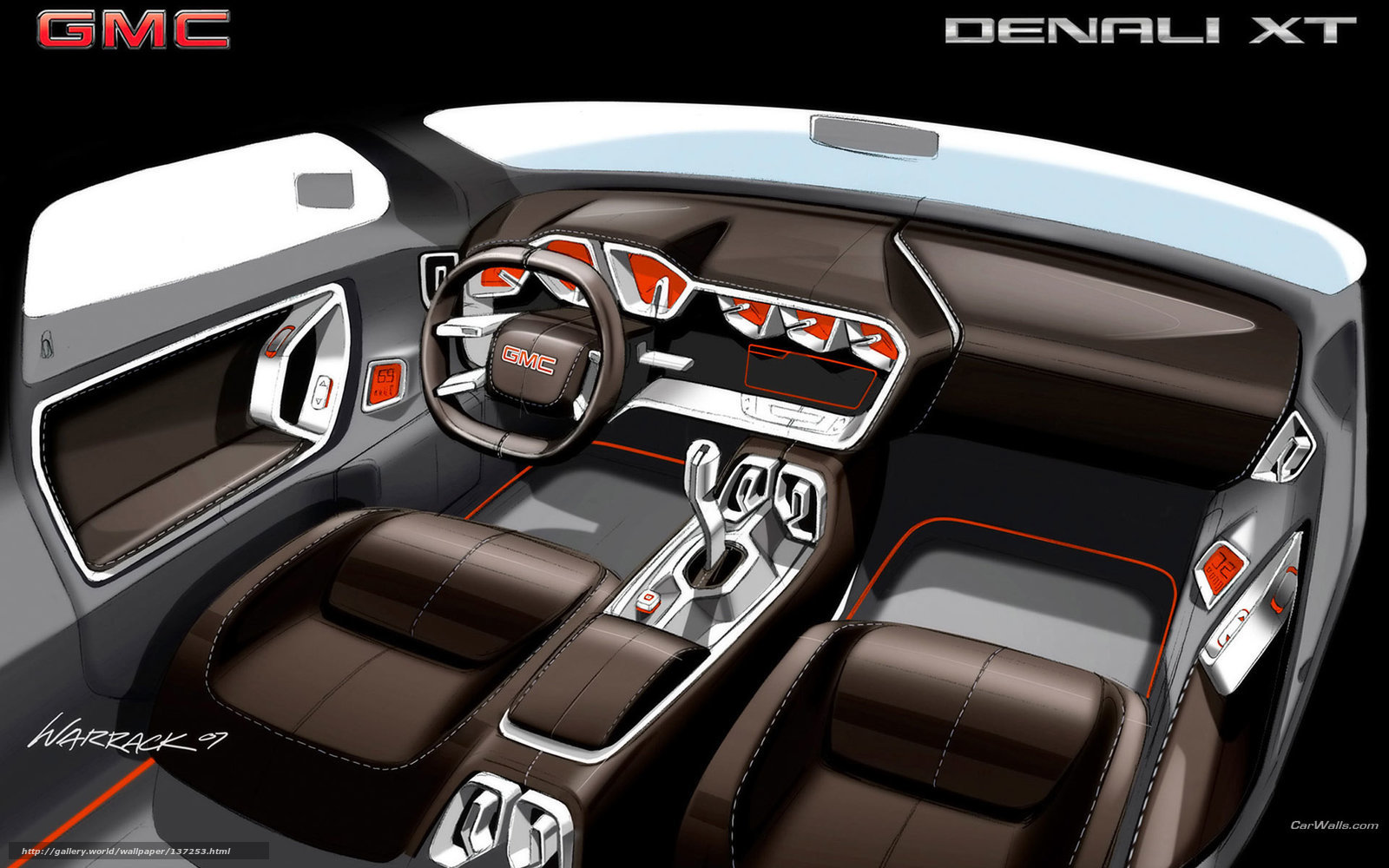 GMC Denali XT interior design