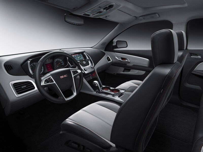 GMC interior dashboard view