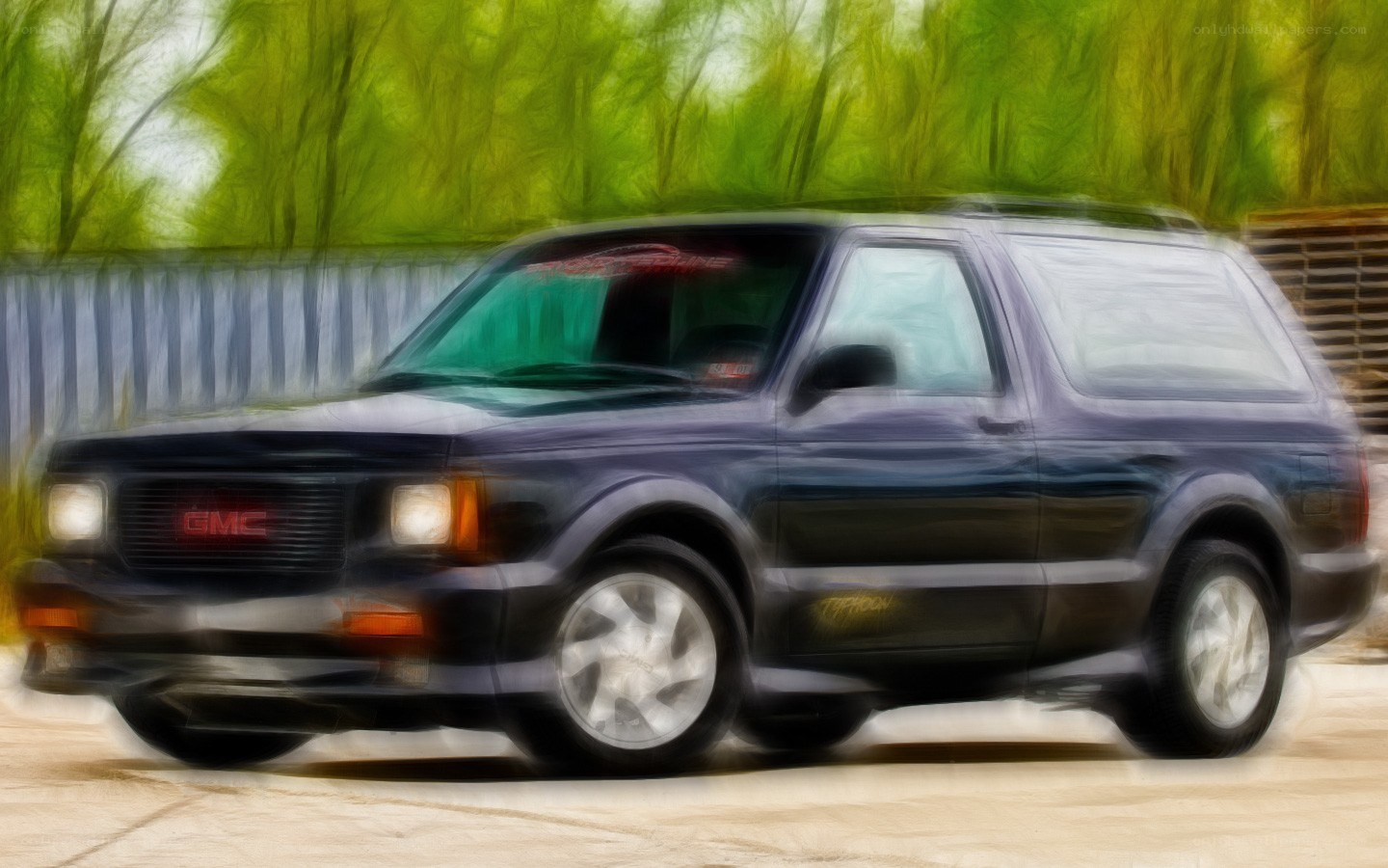 GMC Typhoon in motion