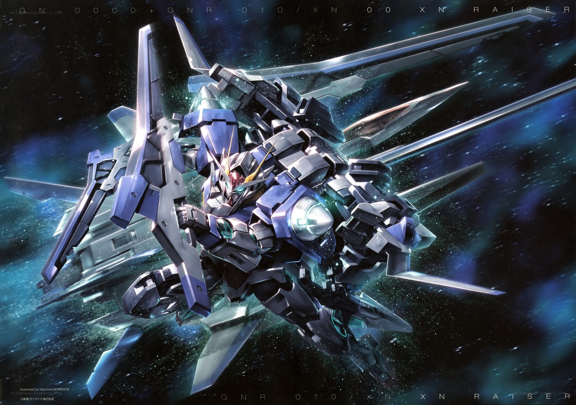 GN-010 XN Raiser in space