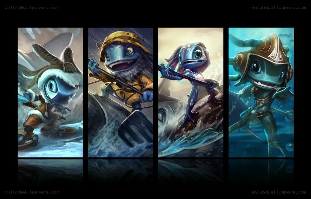Gnar character art collection