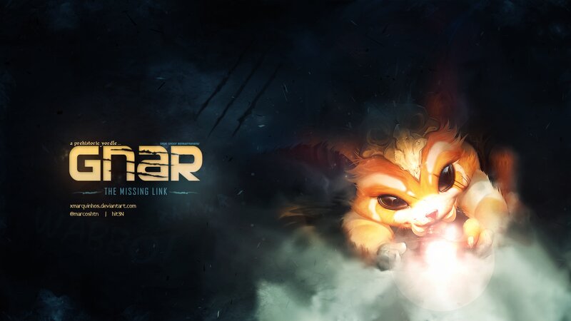 Gnar Character Holding Light