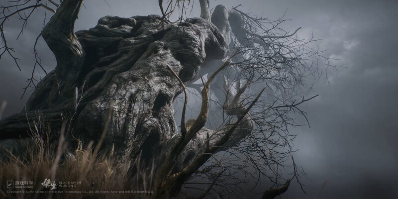 Gnarled Dead Tree — Gray