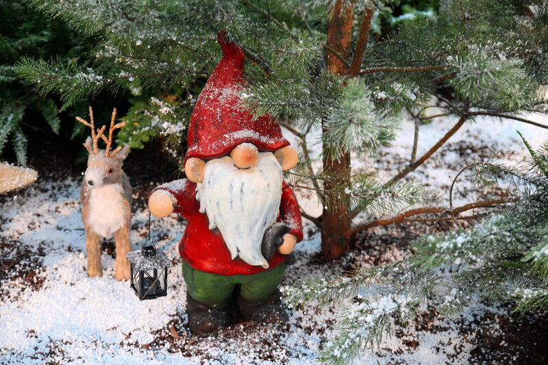 Gnome Figurine in Snow
