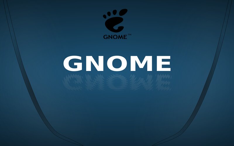 GNOME Logo on Blue