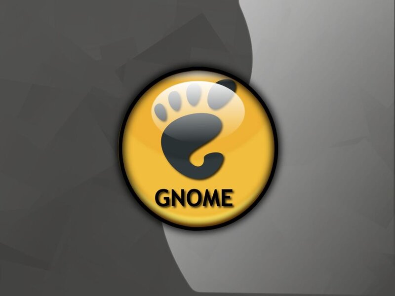 Gnome Logo — Yellow