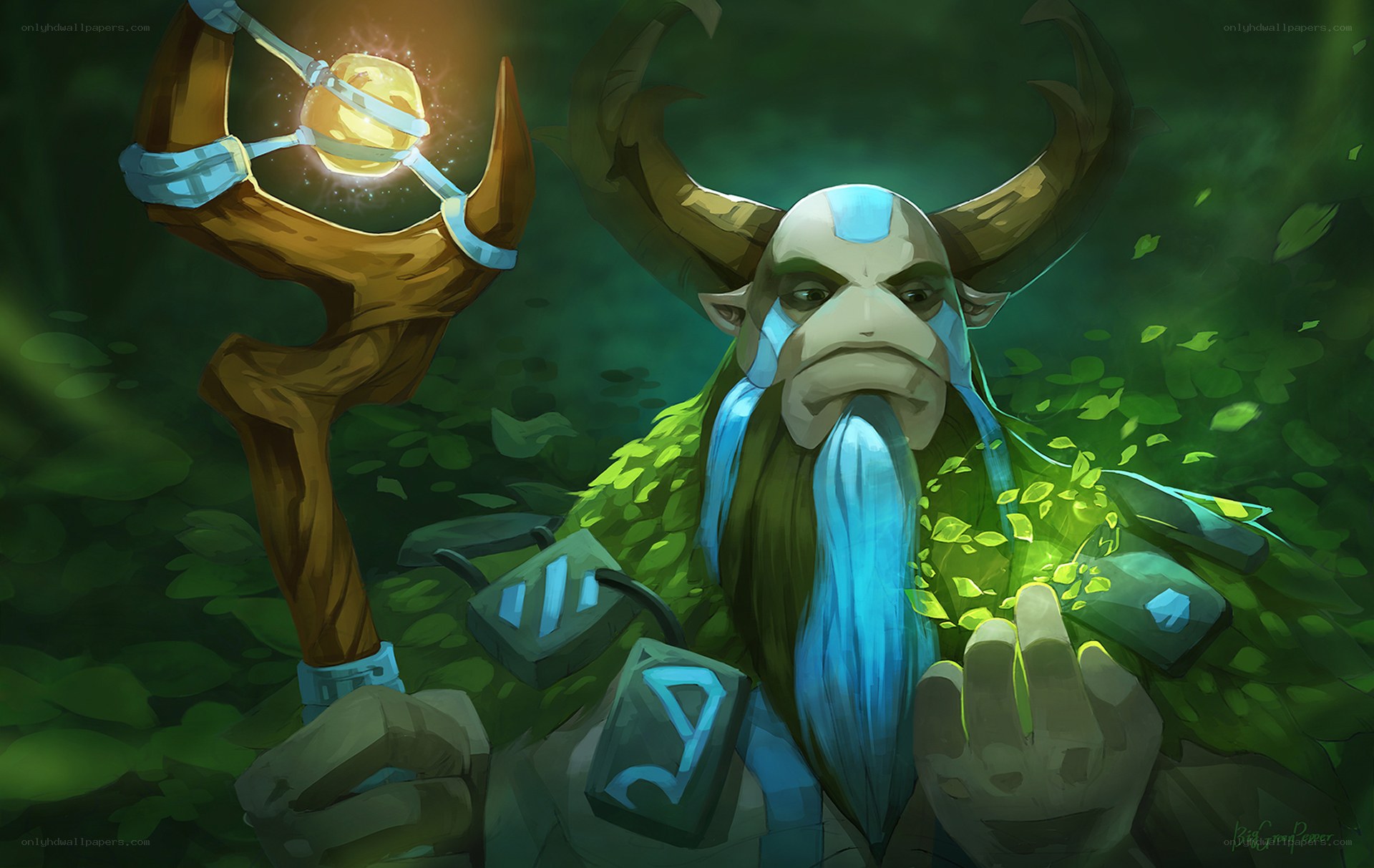 gnome mage with staff