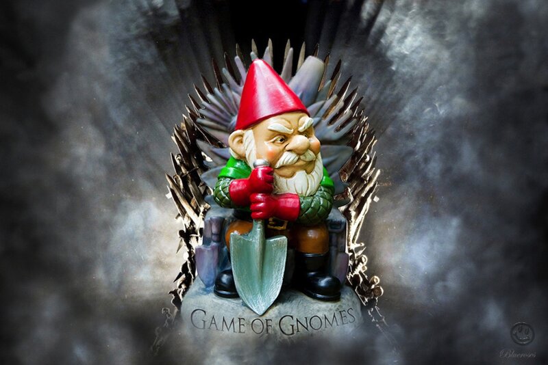 Gnome on Throne