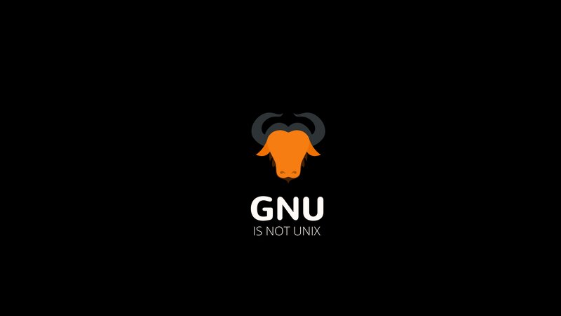 GNU Logo with Bull Head