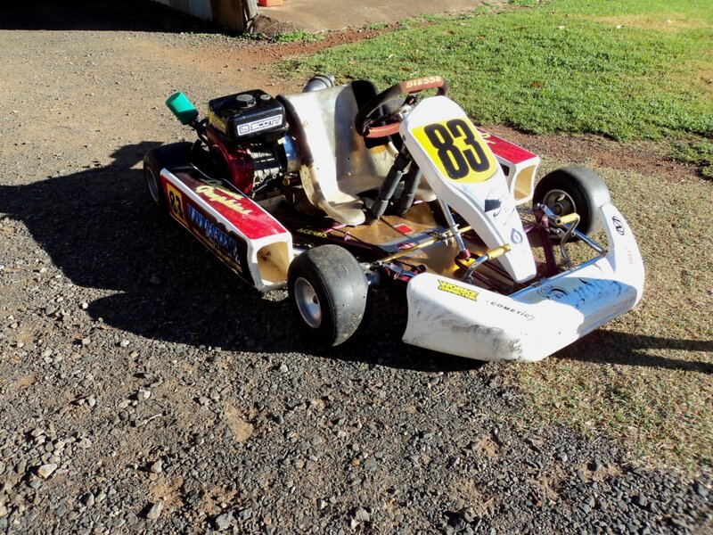 Go-kart on Gravel
