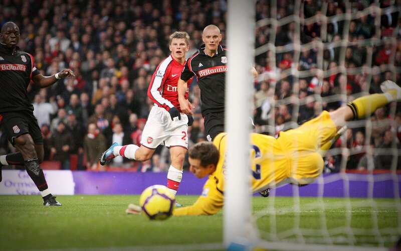 Goal scored in football match