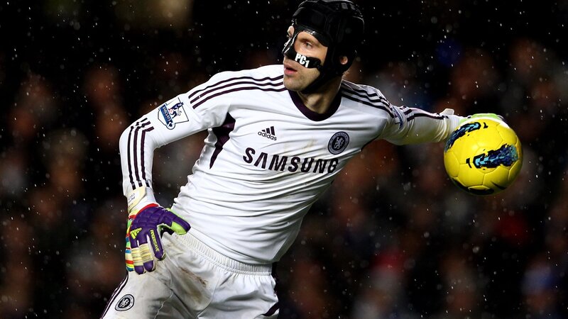 Goalkeeper Catching Ball — White