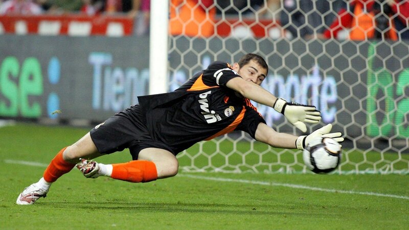 Goalkeeper Diving for Ball — Black
