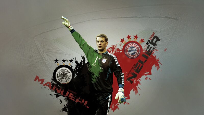 Goalkeeper in Green Jersey — Dramatic, Digital Art