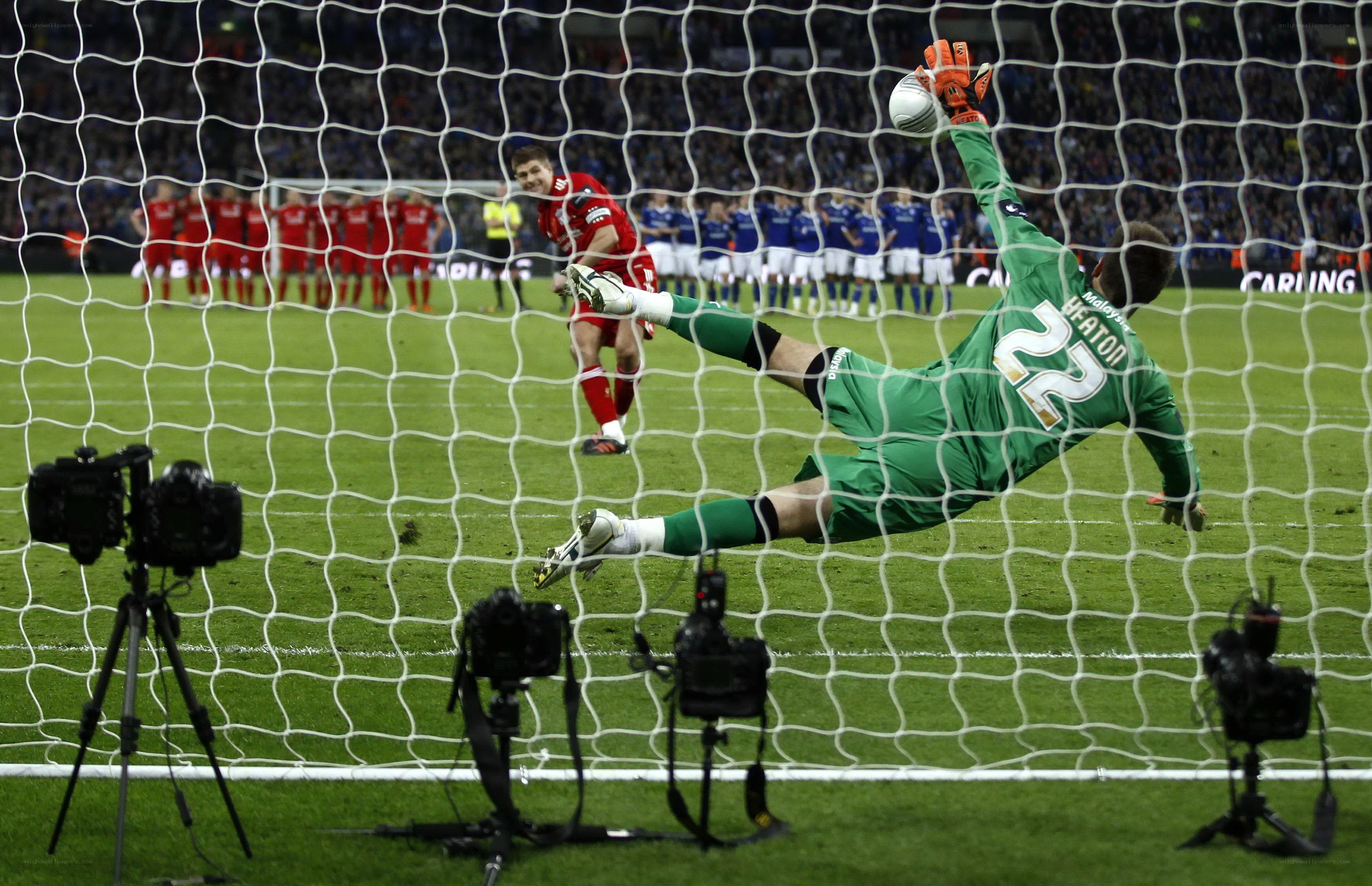 goalkeeper saves penalty