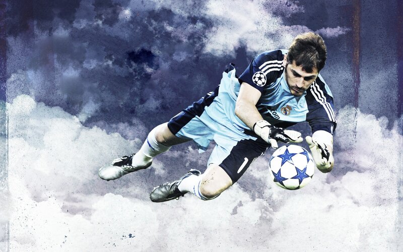 goalkeeper saving ball