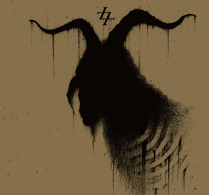 goat demon silhouette