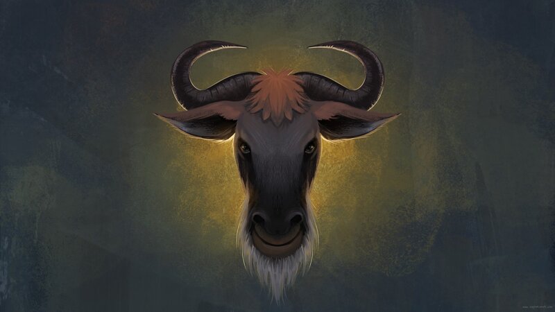 Goat Head Portrait