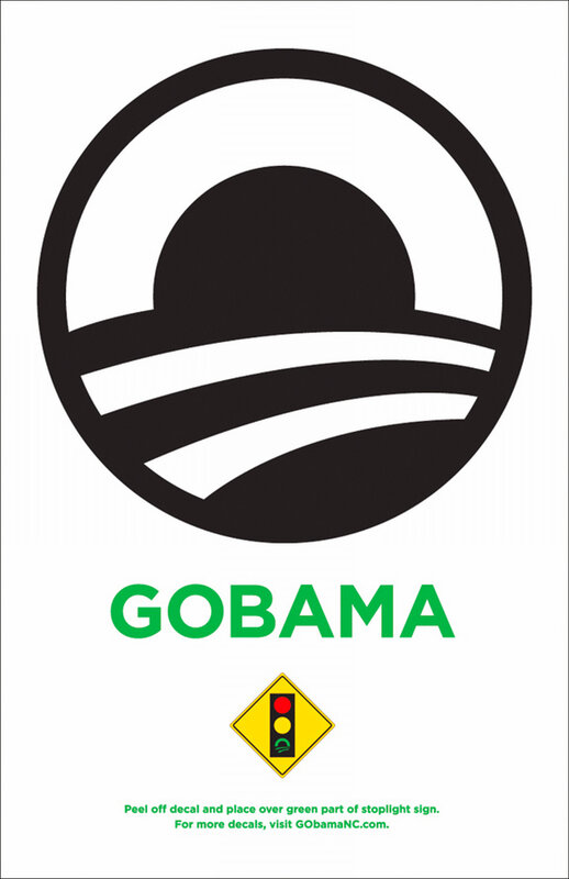 Gobama political decal
