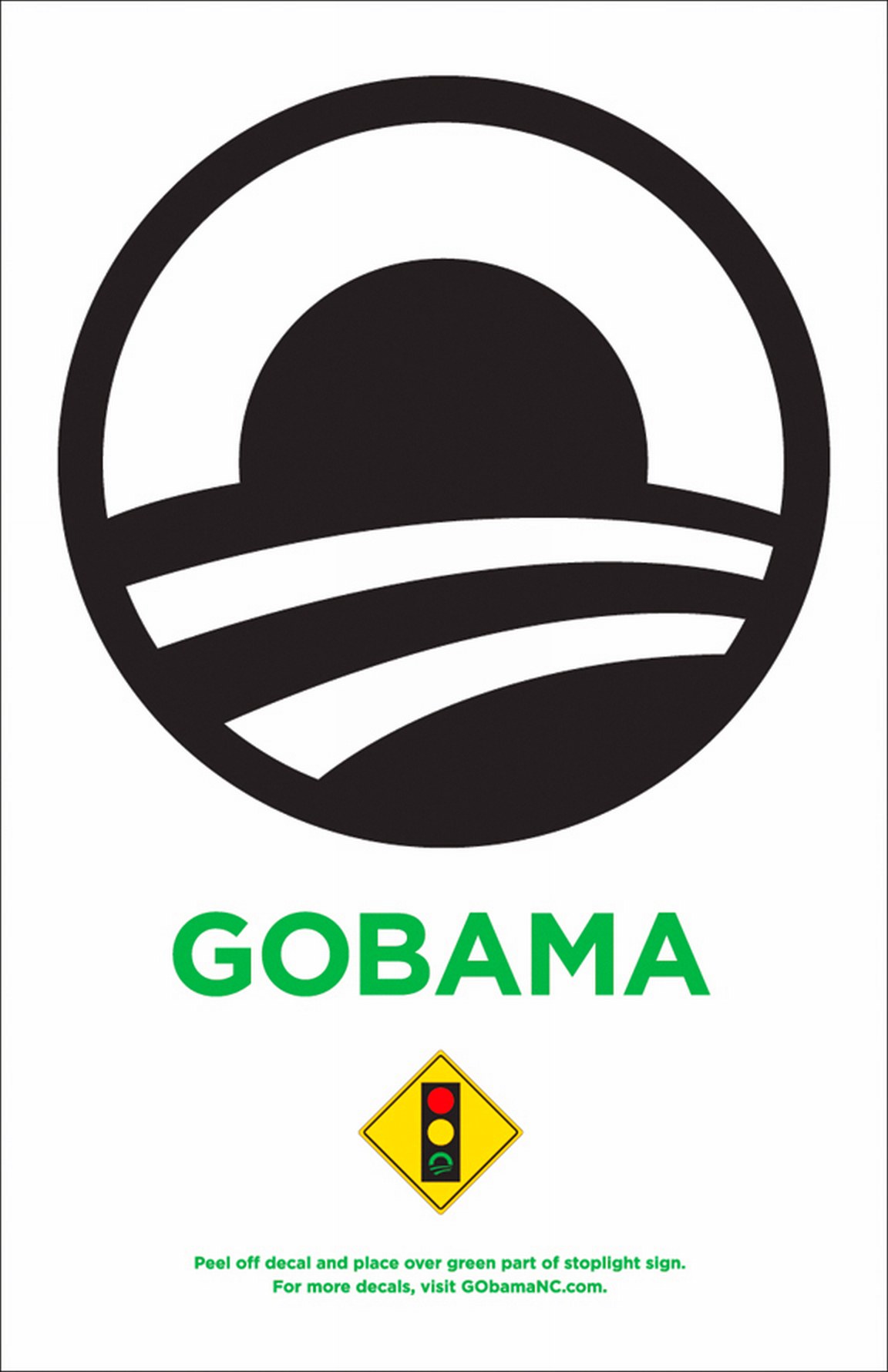 Gobama political decal