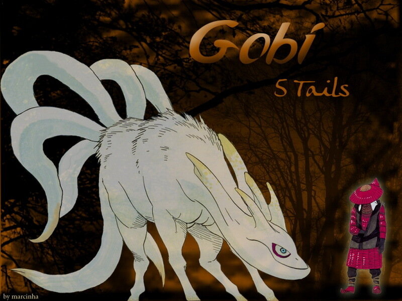 Gobi the five-tailed fox