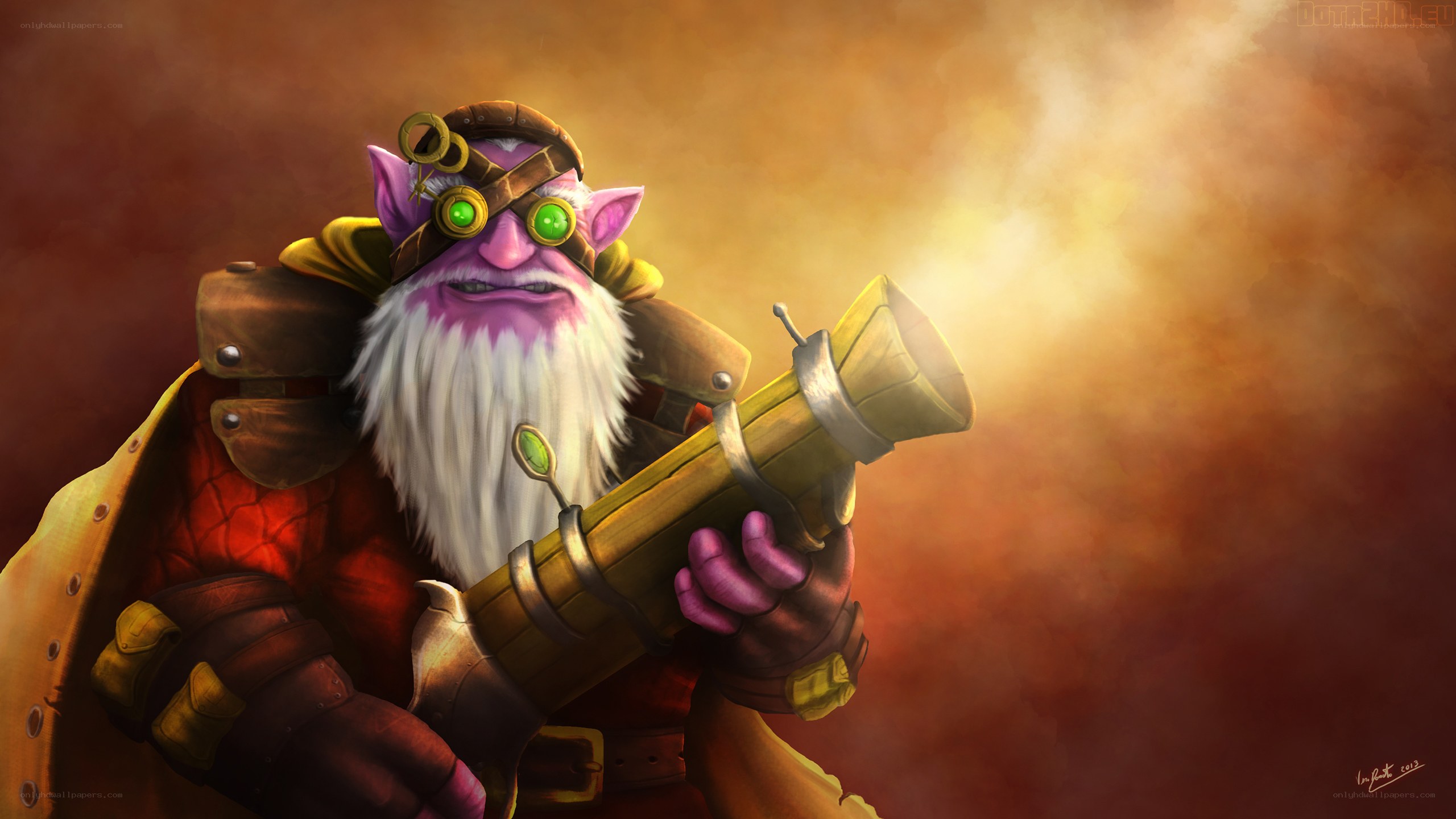 goblin alchemist with rocket launcher