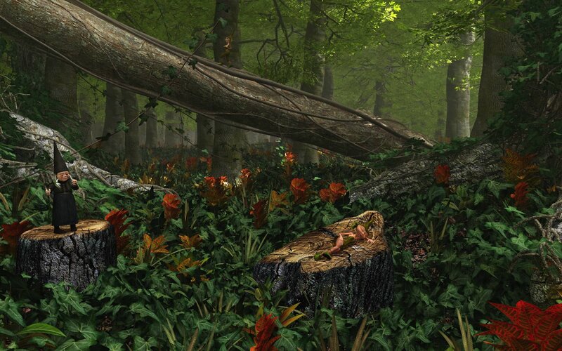 Goblin and Fairy in Forest